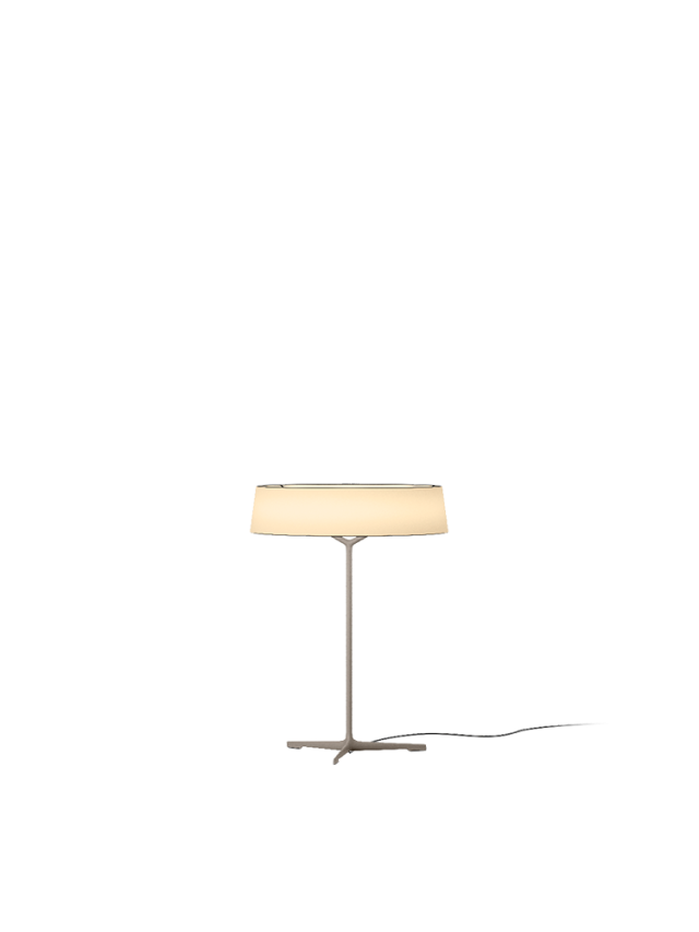 Lampe de bureau LED GILLY en métal blanc