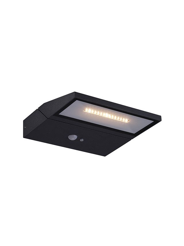 OUTDOOR WALL LIGHT WITH SOALR 2W GRAPHITE