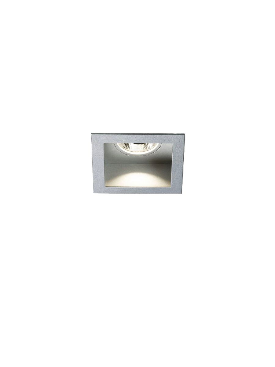 CARREE X LED 93033 S1 ENCASTRE PLAFOND-Aluminium