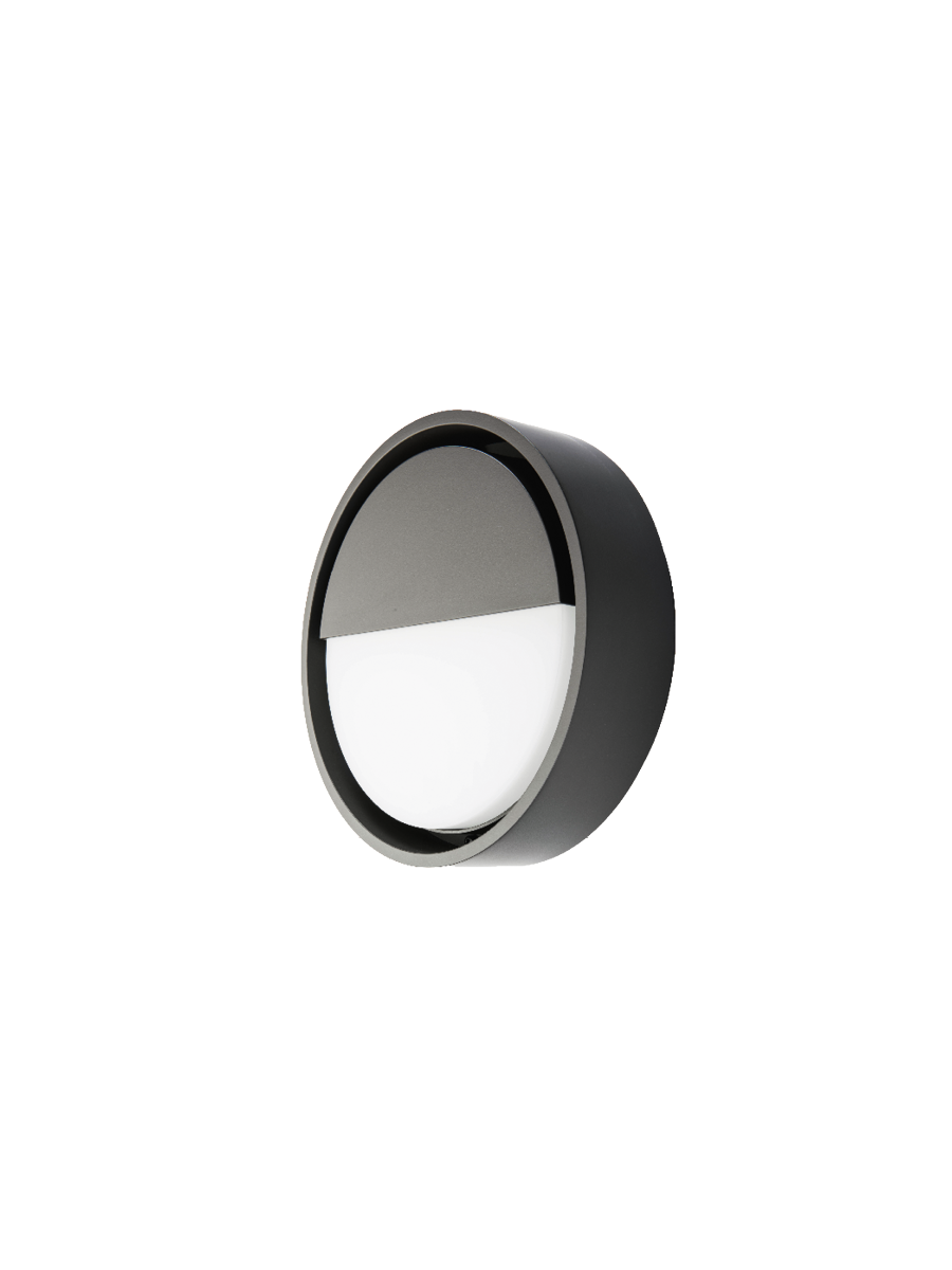 FRAME ROUND WALL GRAPHITE LED 3000K COUPURE DE PHASE