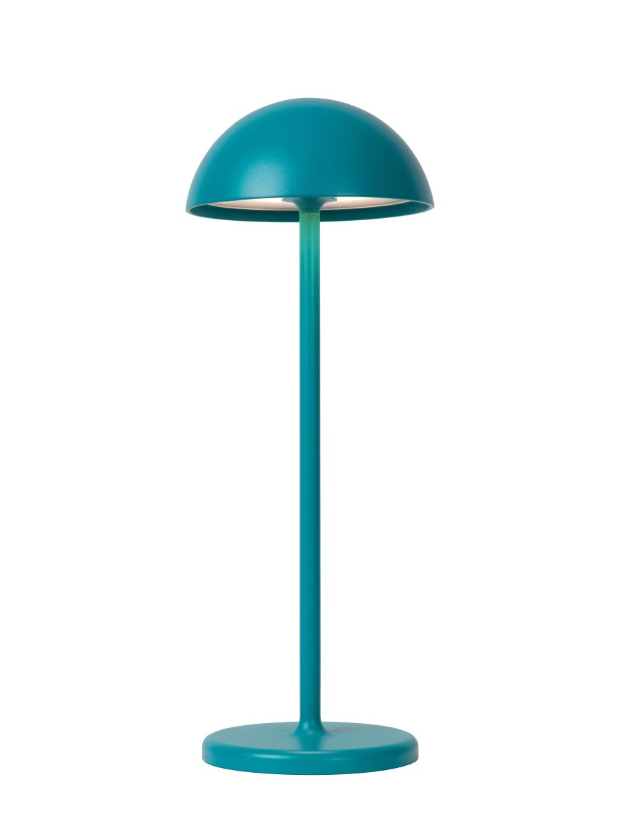 JOY LAMPE DE TABLE EXTÉRIEUR RECHARGEABLE BATTERIE Ø 12 CM LED DIM. 1X1,5W 3000K IP54 TURQUOISE