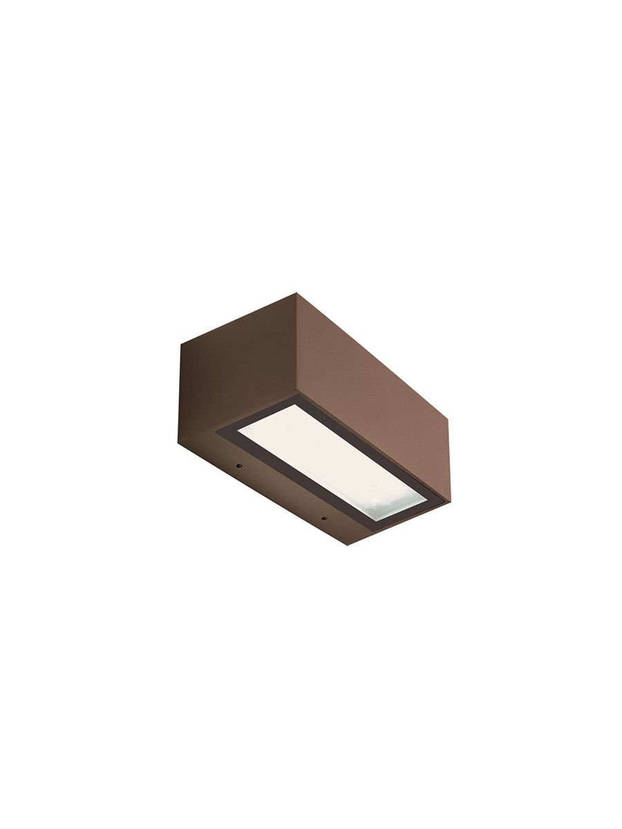 OUTDOOR WALL LIGHT LED 26W DARK BROWN